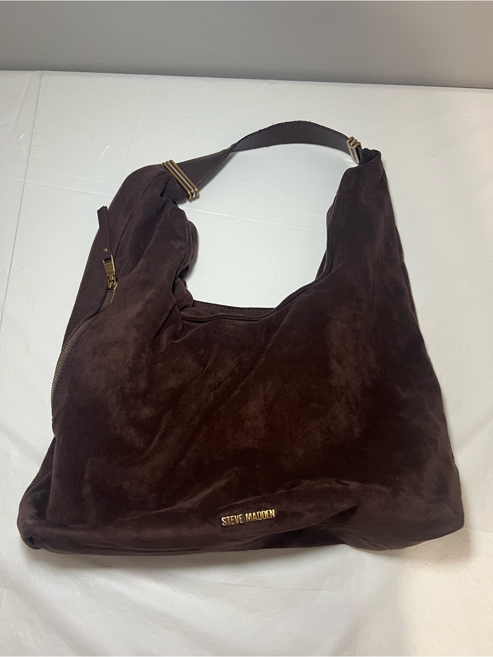 Steve Madden Chocolate Hobo Slouchy Shoulder Bag